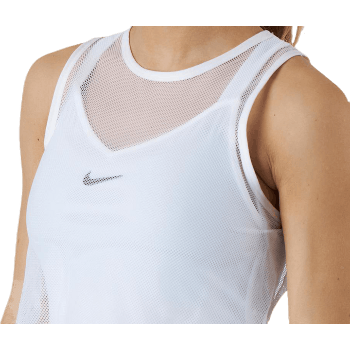 Court Dri-FIT Tank Blanco/Negro