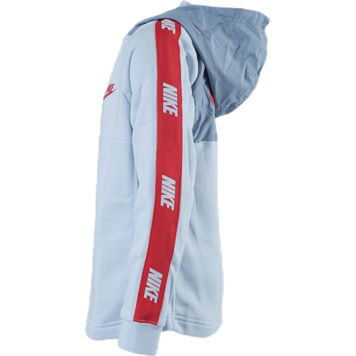 Hybrid 1/2 Zip Fleece Jr Blue/White