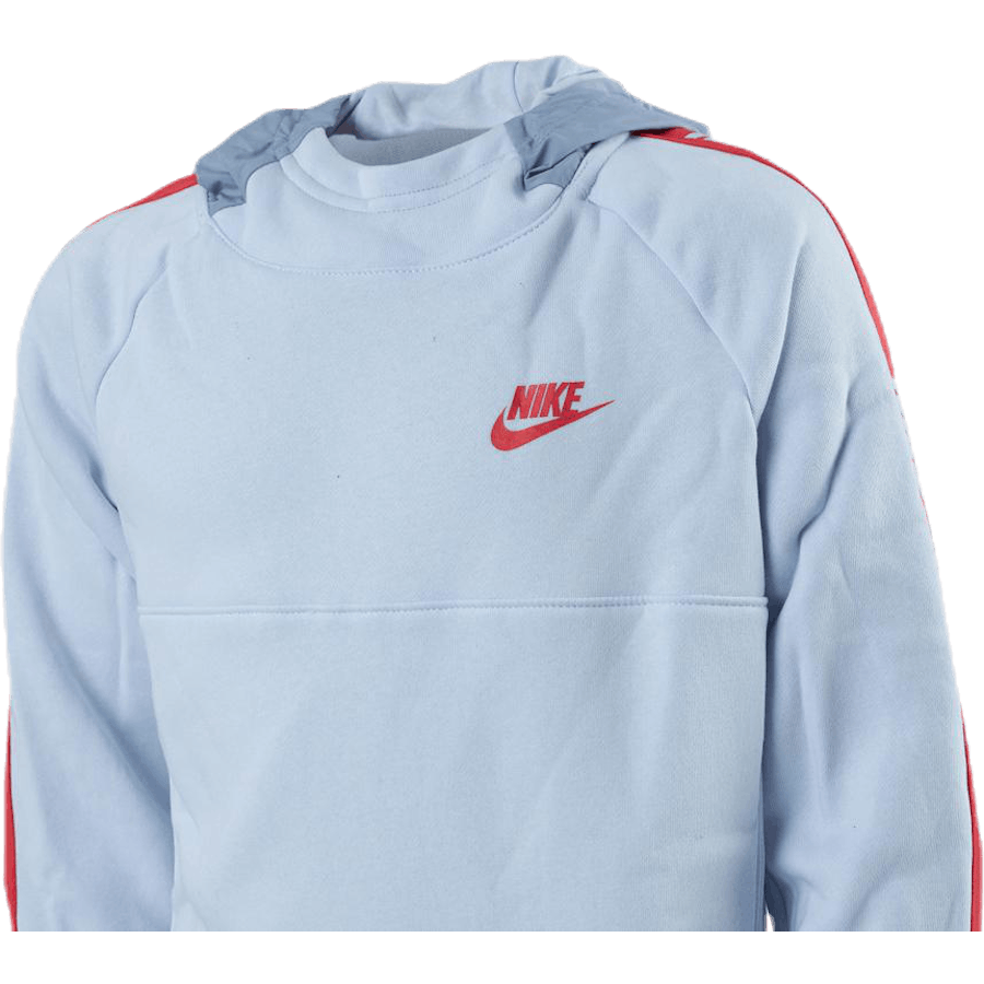 Hybrid 1/2 Zip Fleece Jr Blue/White
