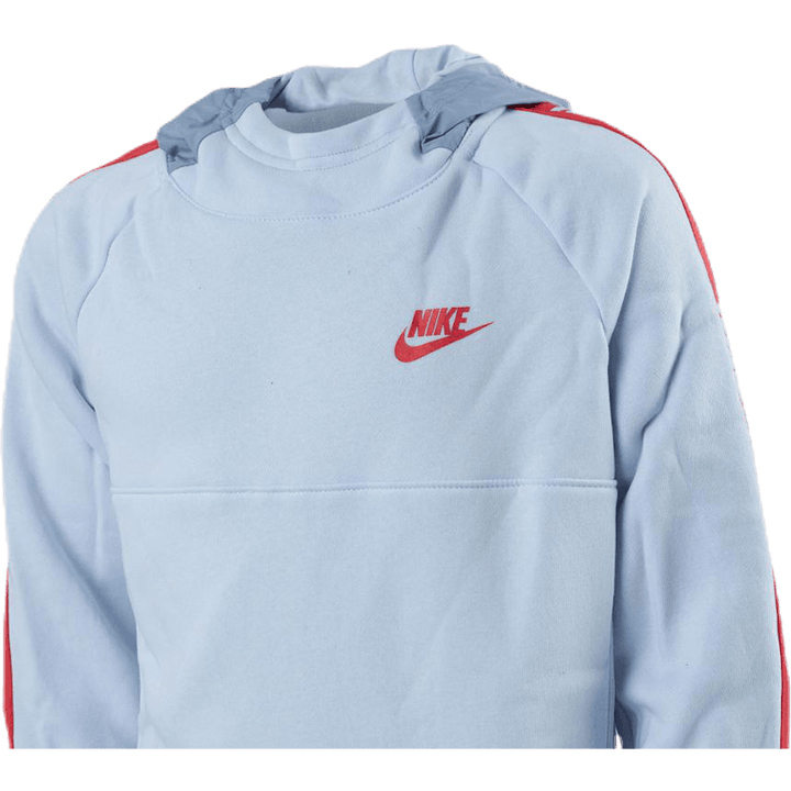 Hybrid 1/2 Zip Fleece Jr Blue/White