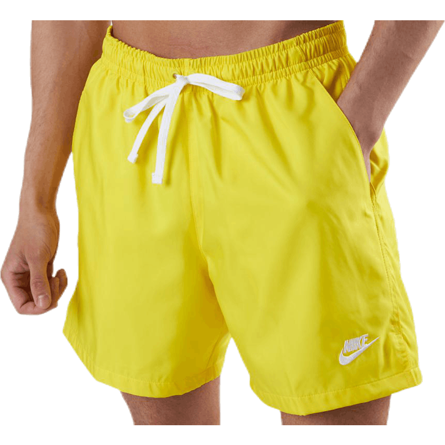 Basic Short Flow Bianco/Giallo