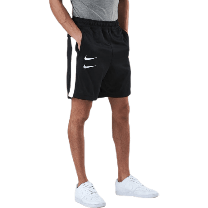 Nsw Swoosh Short Pk Bianco/Nero