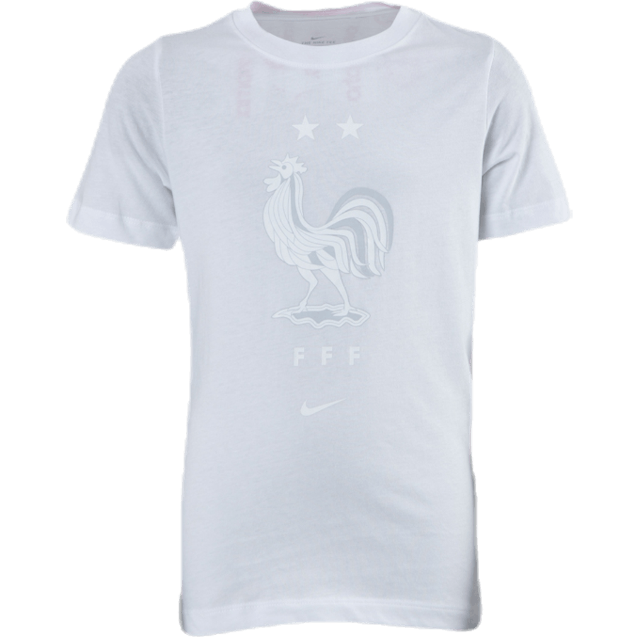 France Tee Evergreen Crest Junior White