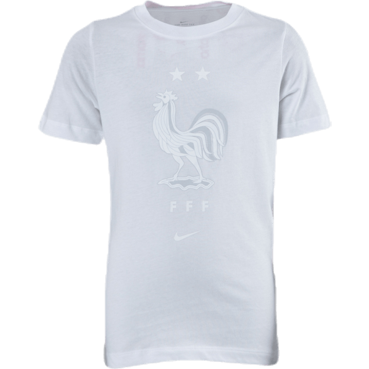 France Tee Evergreen Crest Junior White