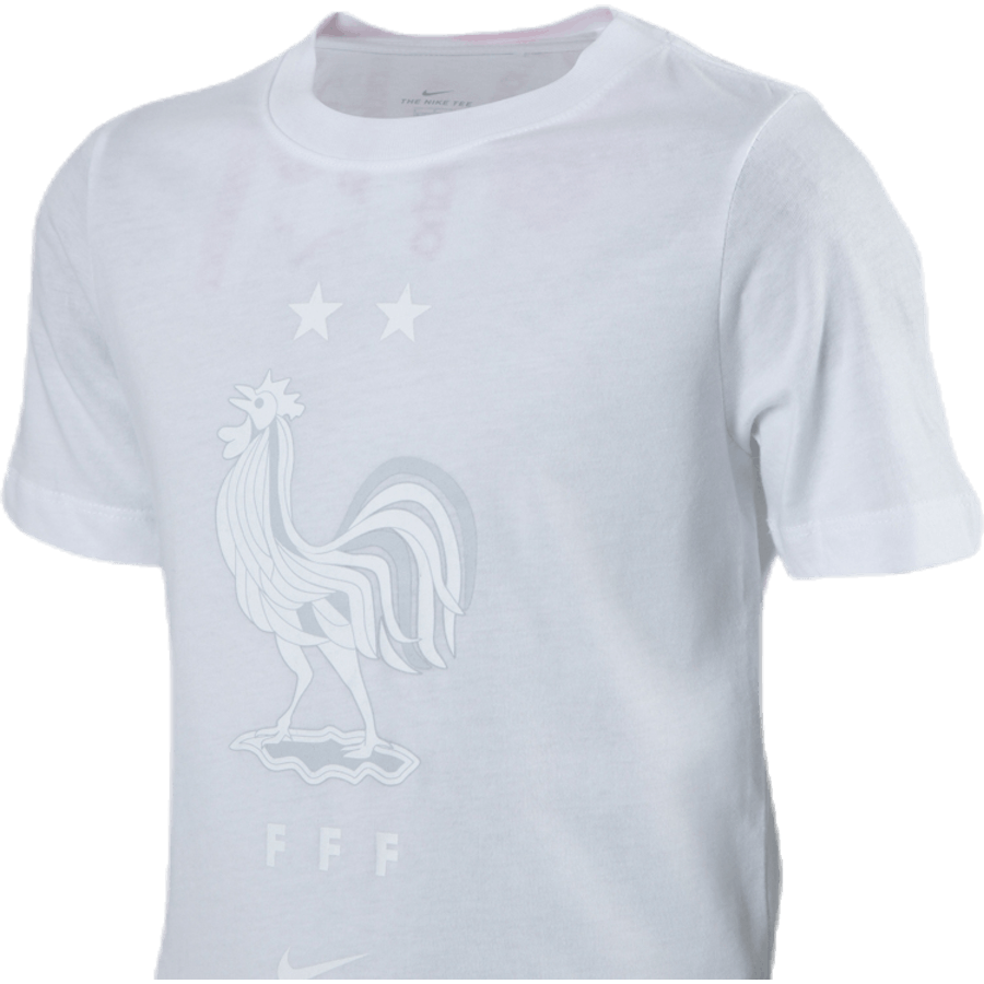France Tee Evergreen Crest Junior White