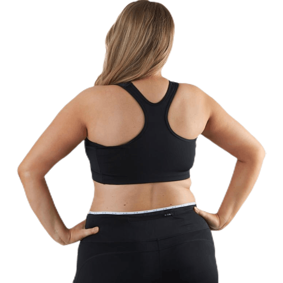 Swoosh Icon Clash Bra Plus White/Black