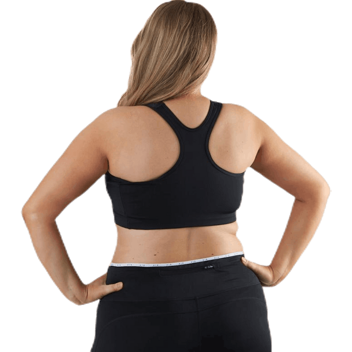Swoosh Icon Clash Bra Plus White/Black