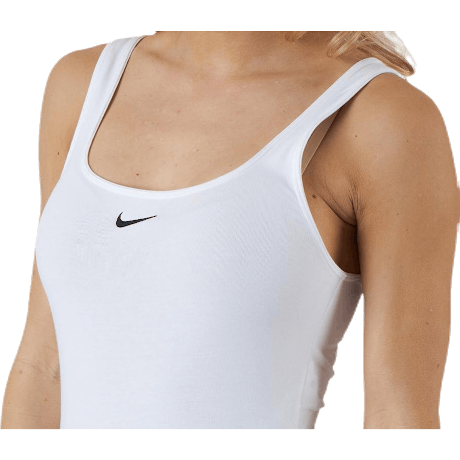 Essntl Tank Bodysuit Bílá/Černá