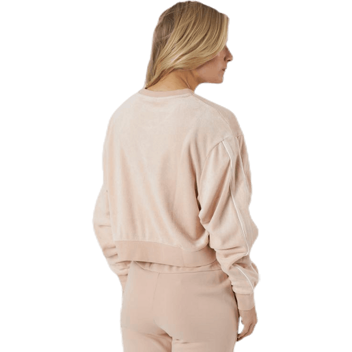 Nsw Retro Femme Equipaggio Terry Beige