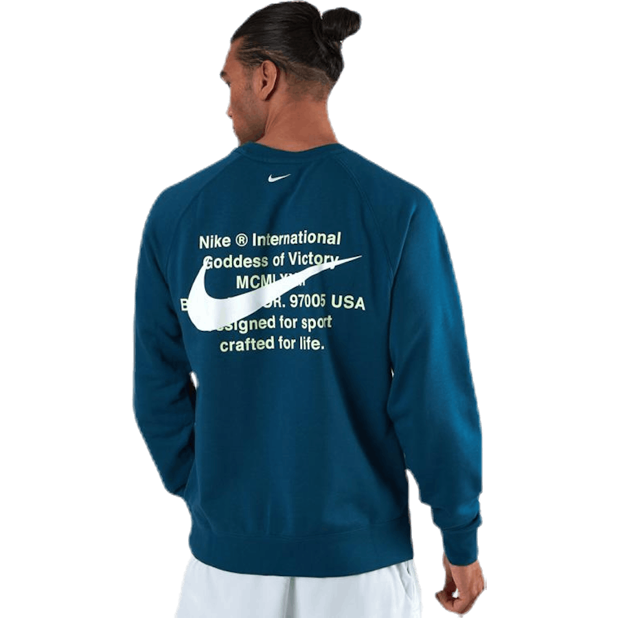 Swoosh Crew FT Blue