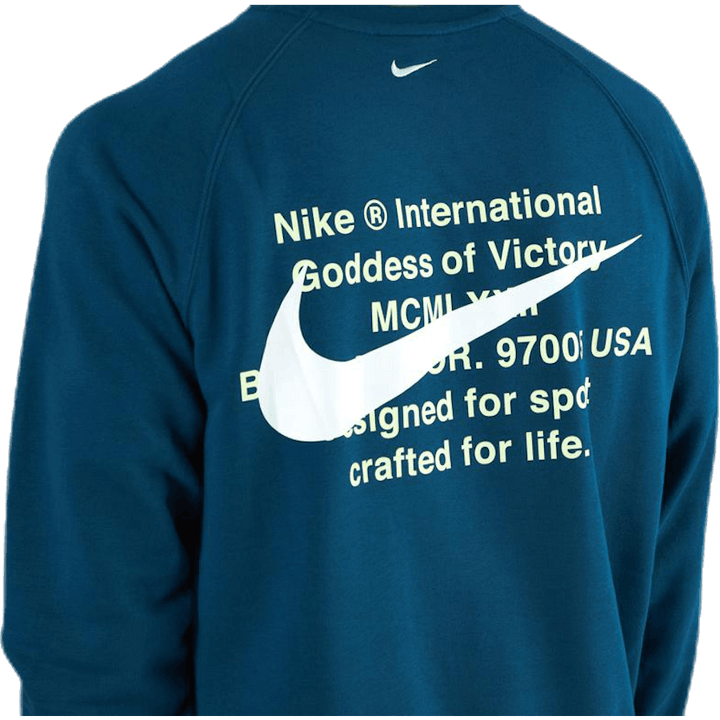 Swoosh Crew FT Blue