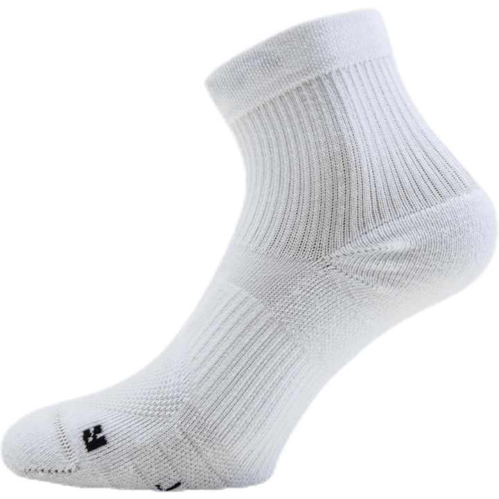 Multiplier Running Ankle Socks (2 Pair) WHITE/BLACK