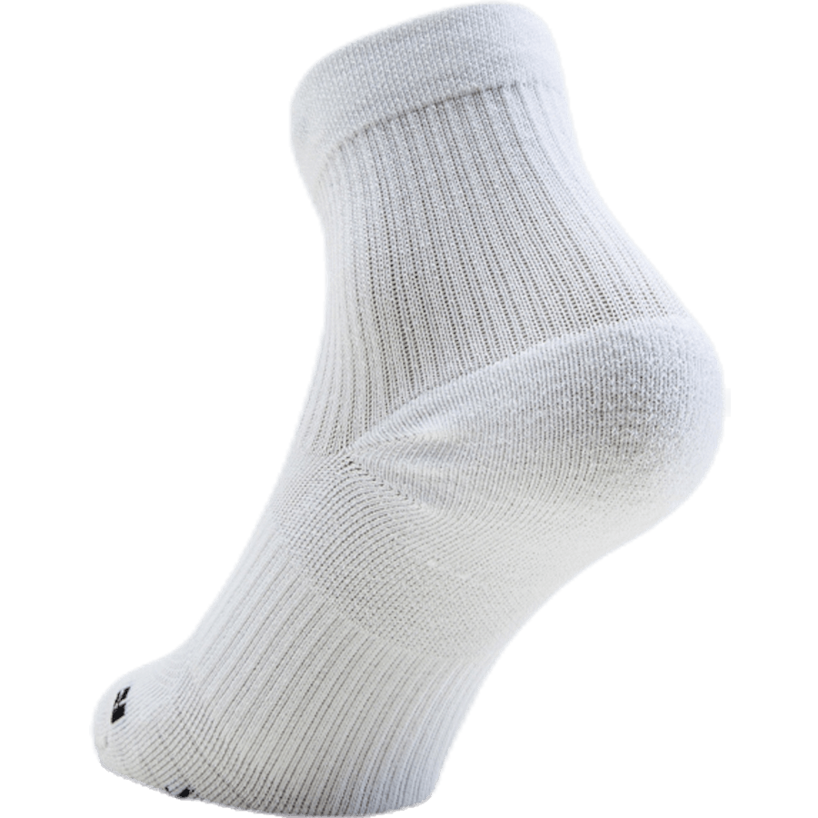 Multiplier Running Ankle Socks (2 Pair) WHITE/BLACK