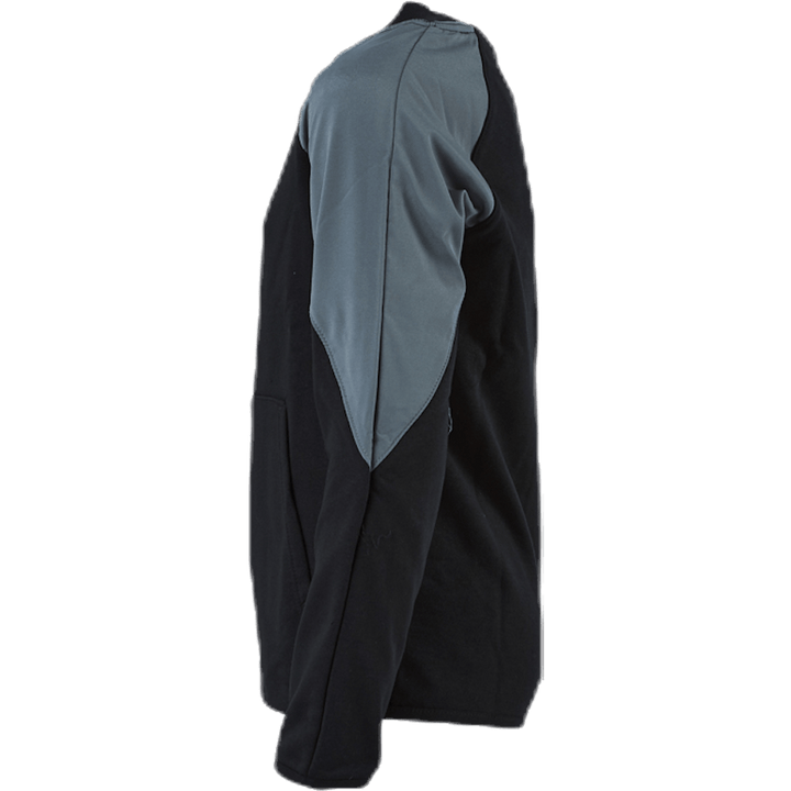 Mixed Material Crew Junior Black/Grey