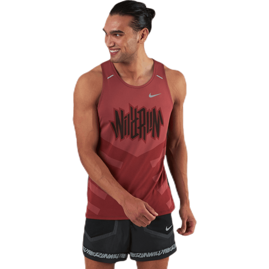 Tílko Dri-FIT Rise 365 Wild Run Tank Black/Red