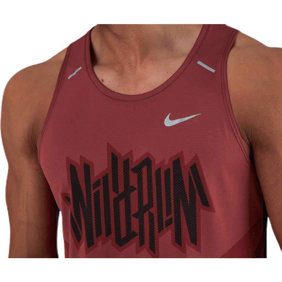 Tílko Dri-FIT Rise 365 Wild Run Tank Black/Red