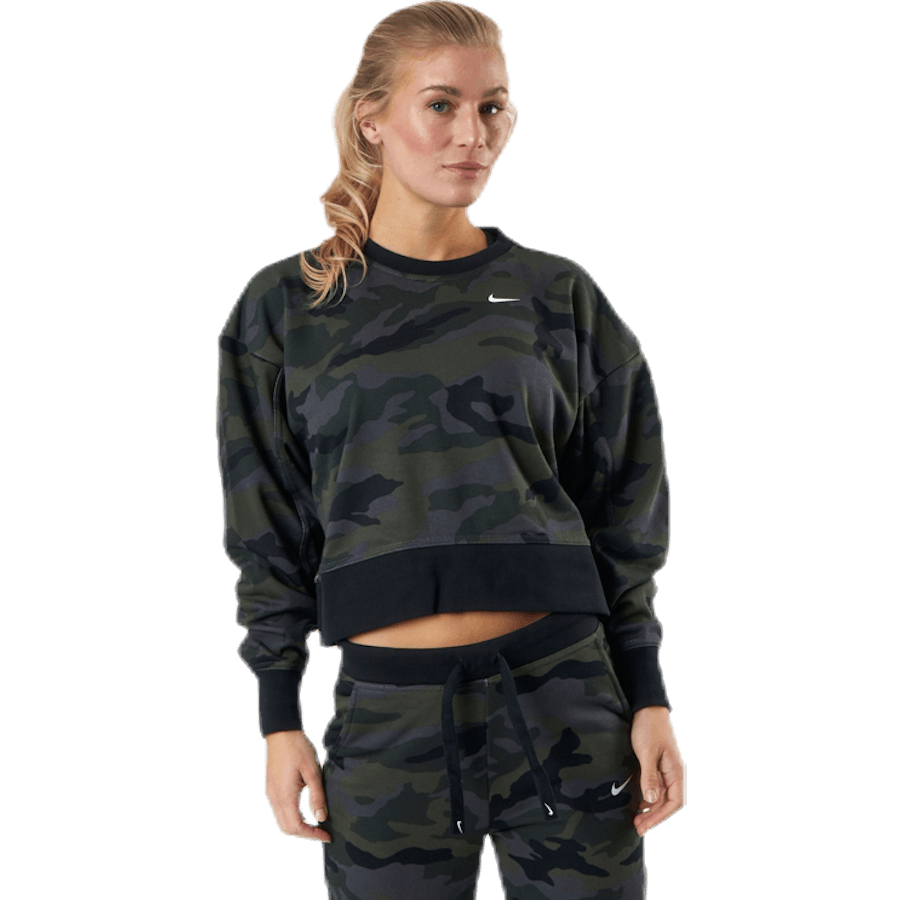 Naiste Dri-Fit Get Fit Treening Crew Thunder Grey/White (Thunder Grey/White)