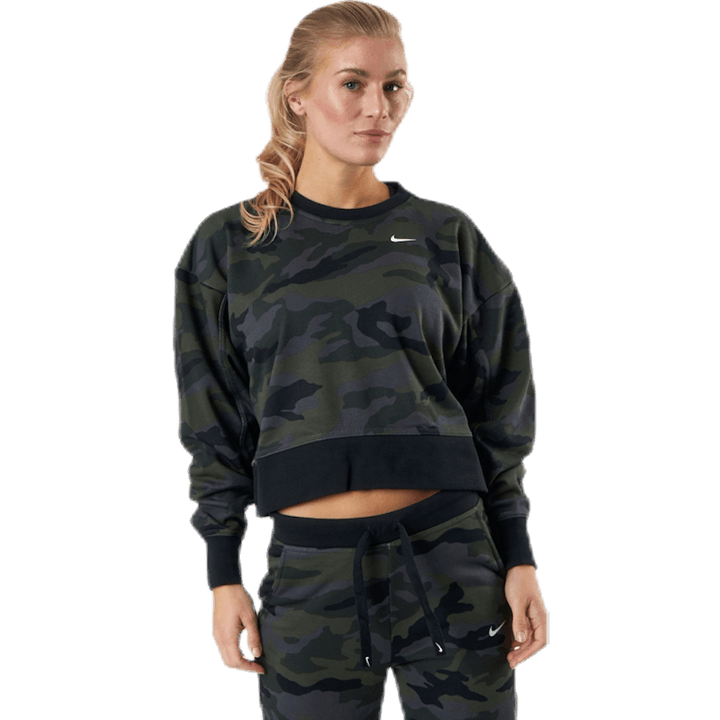 Naiste Dri-Fit Get Fit Treening Crew Thunder Grey/White (Thunder Grey/White)