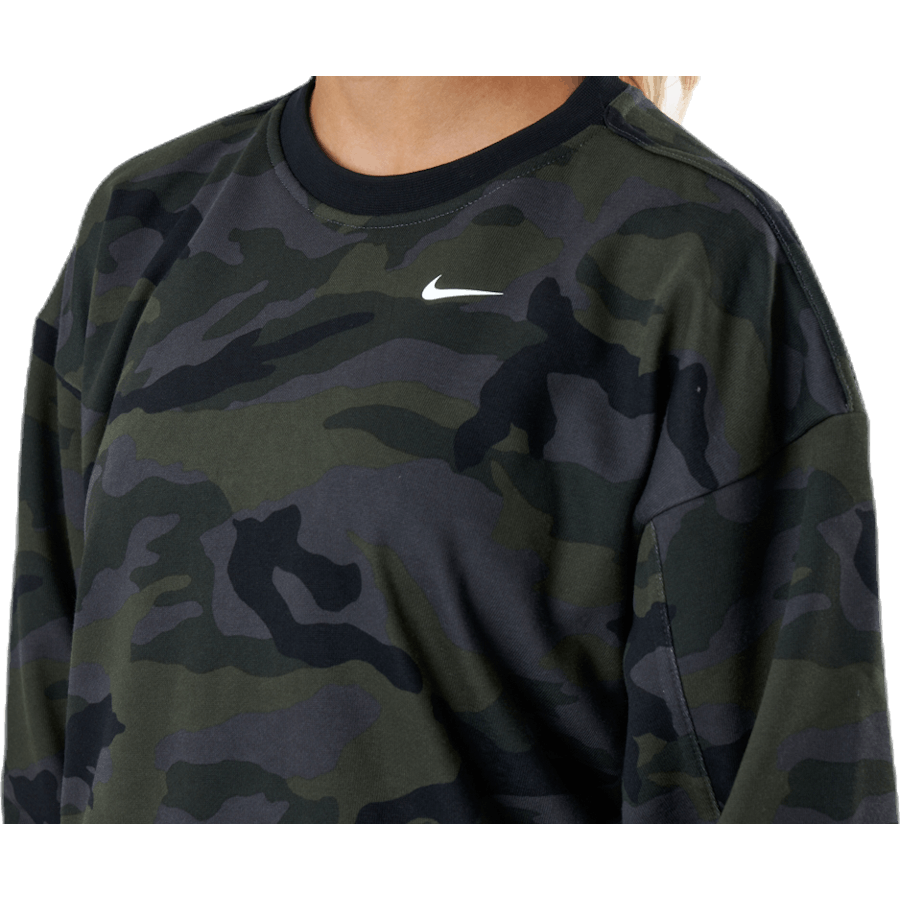 Naiste Dri-Fit Get Fit Treening Crew Thunder Grey/White (Thunder Grey/White)