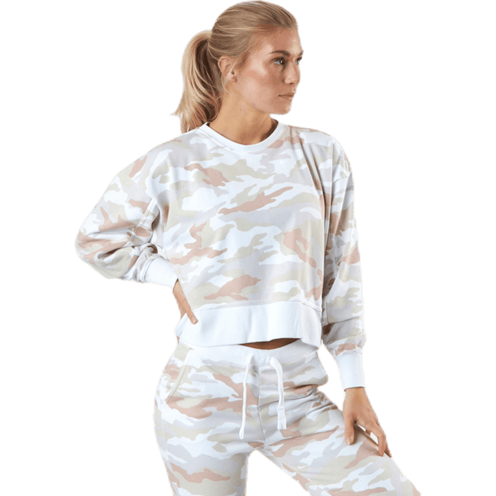 Women'S Dri-Fit Get Fit Training Crew White/White