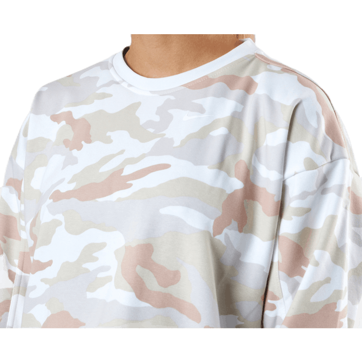 Women'S Dri-Fit Get Fit Training Crew White/White