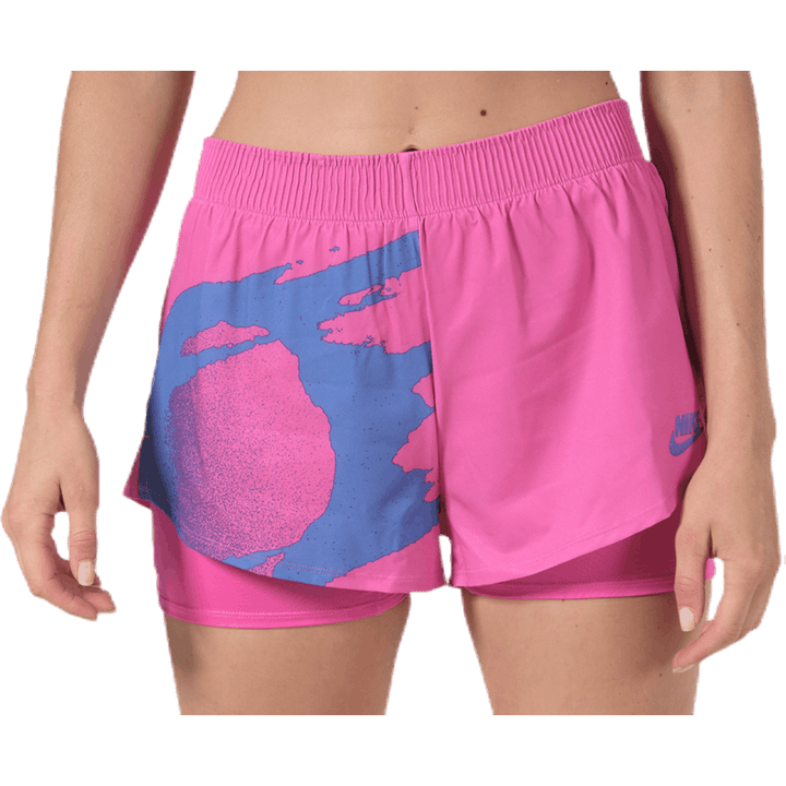 Court Slam Shorts Rosa/Blau