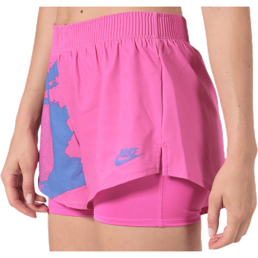 Court Slam Shorts Rosa/Blau
