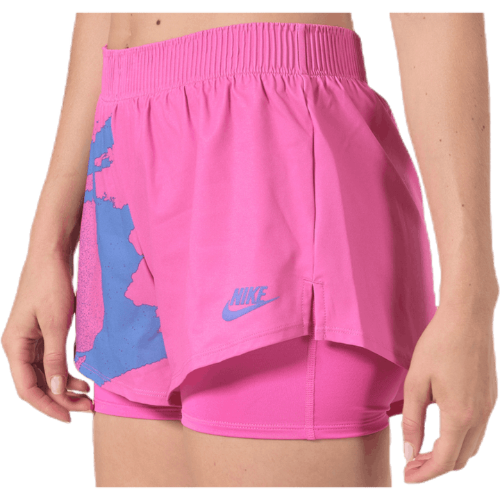 Court Slam Shorts Rosa/Blau