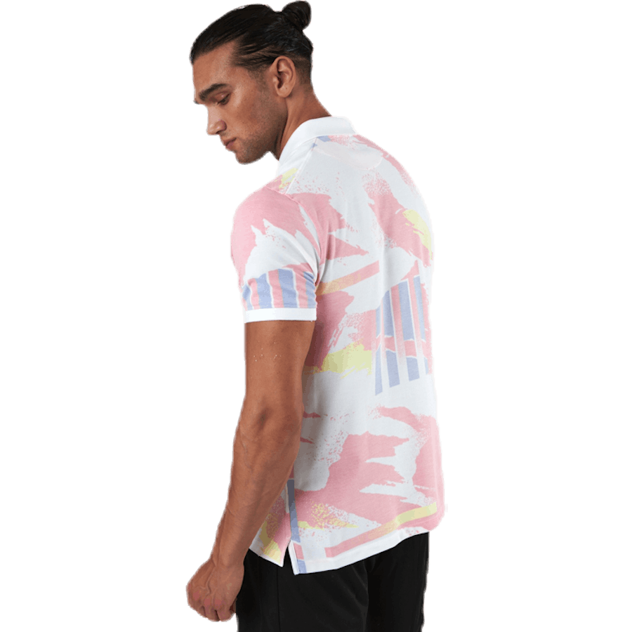 Challenge Court Polo White/Red