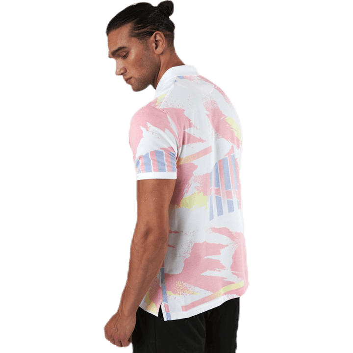 Challenge Court Polo White/Red