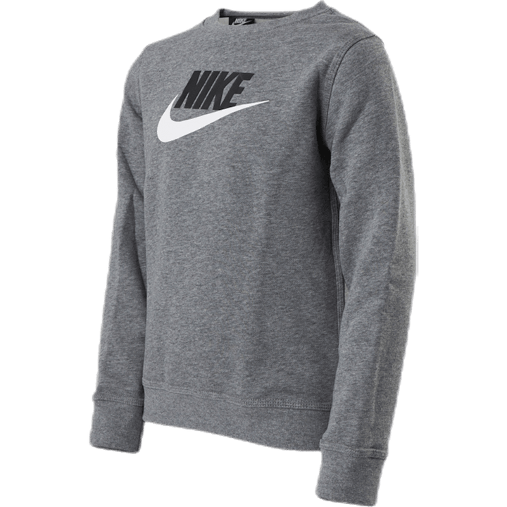 Sportswear Club Fleece Big Kids' (Boys') Crew CARBON HEATHER