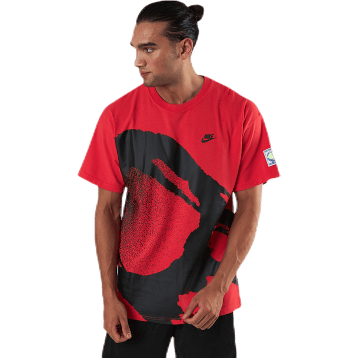 Court Tee Challenge Fireball Black/Red