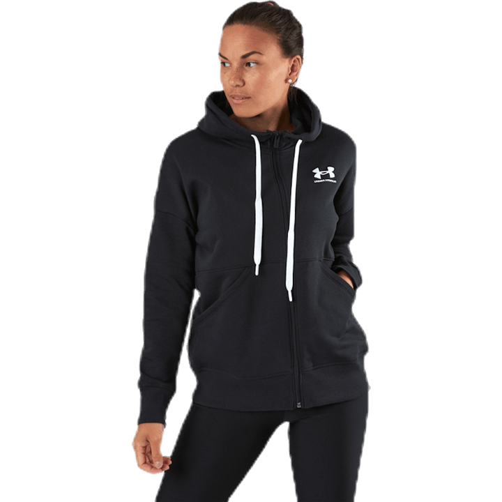 Rival Fleece Fz Hoodie Black
