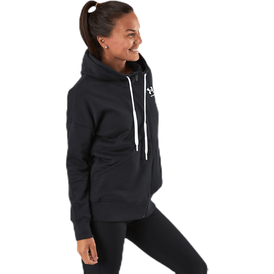 Rival Fleece Fz Hoodie Black