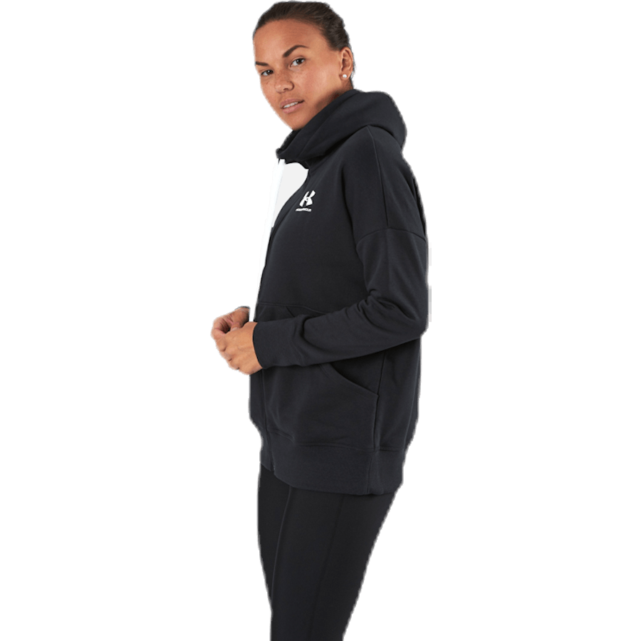 Rival Fleece Fz Hoodie Black