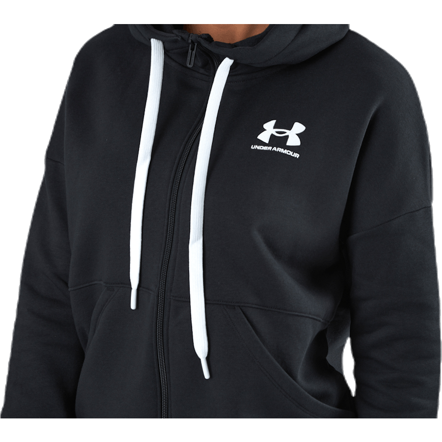 Rival Fleece Fz Hoodie Black