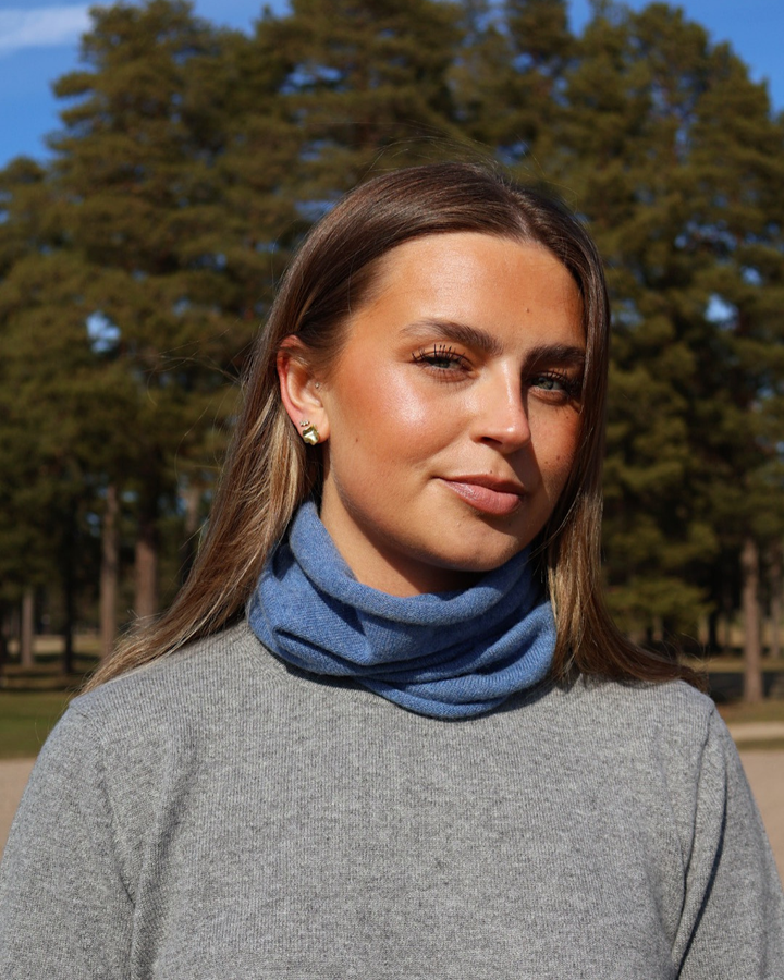 Cashmere Neckwarmer Blue