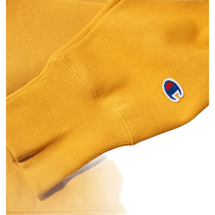 Pulóver s kapucňou Reverse Weave Yellow