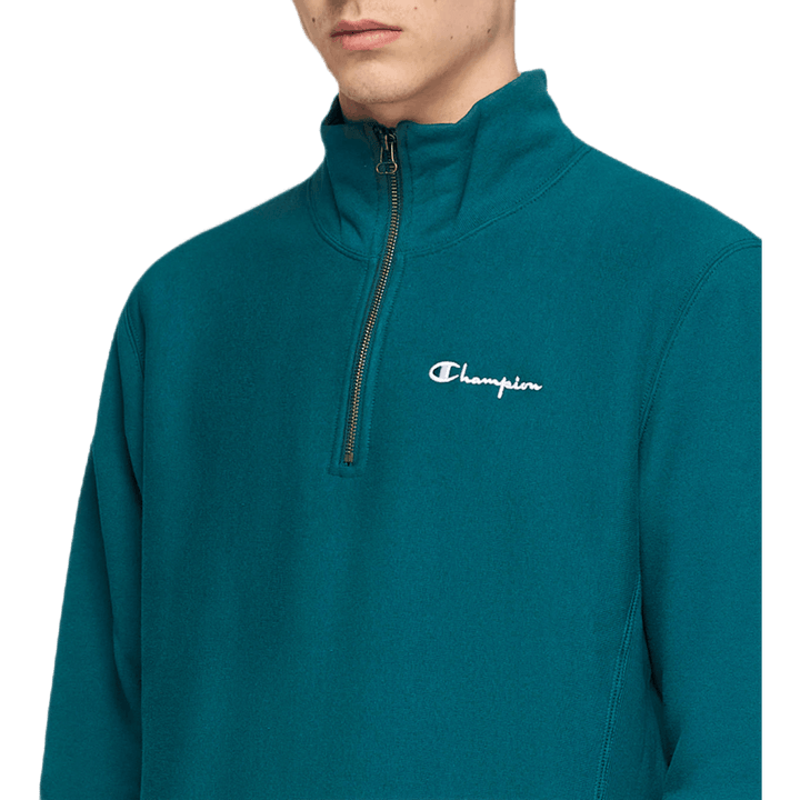 Malá mikina Script Half Zip Sweatshi Green