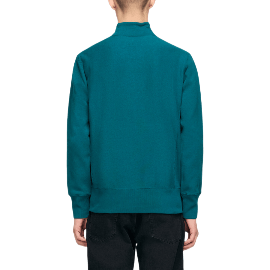 Malá mikina Script Half Zip Sweatshi Green