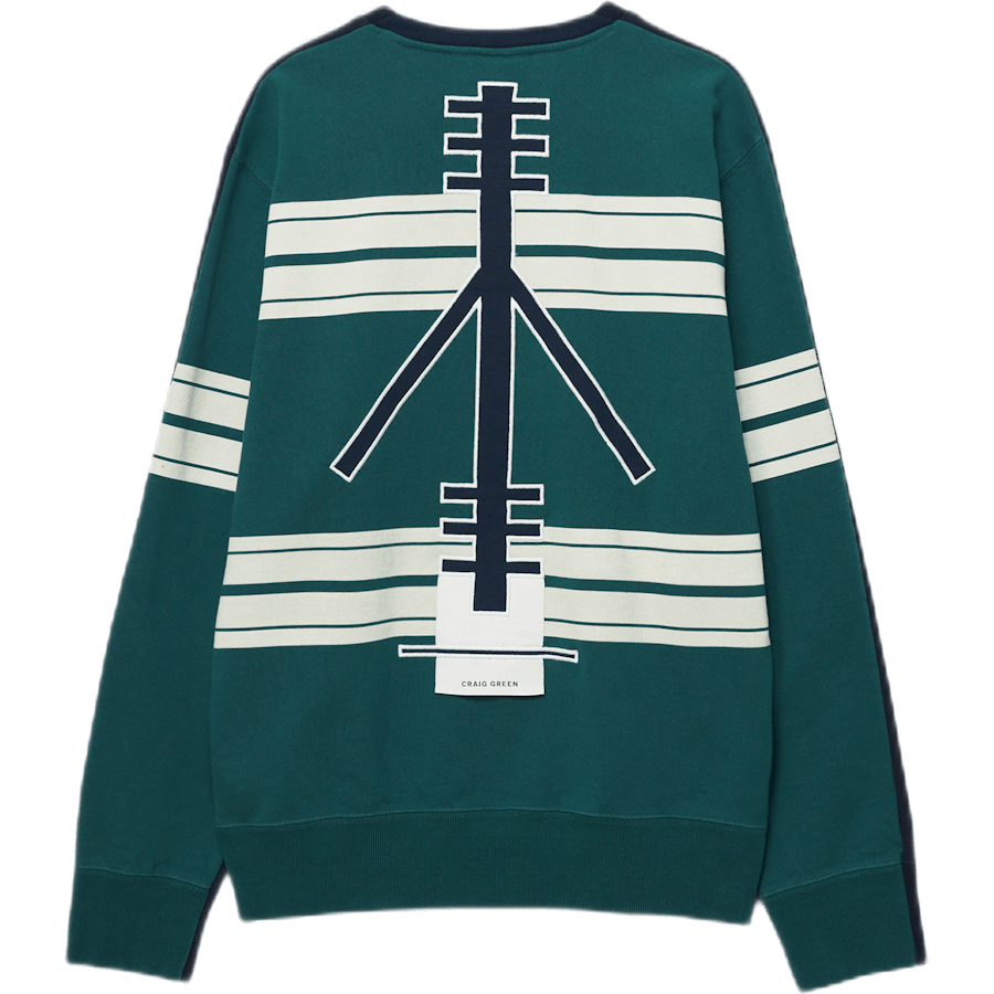 Felpa girocollo X Craig Gr Verde