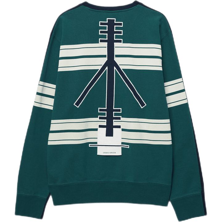 Felpa girocollo X Craig Gr Verde