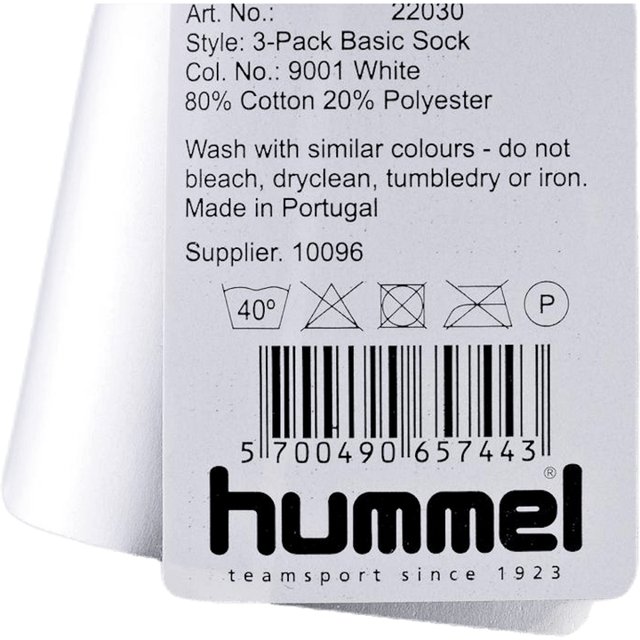 3-Pack Basic Sock White