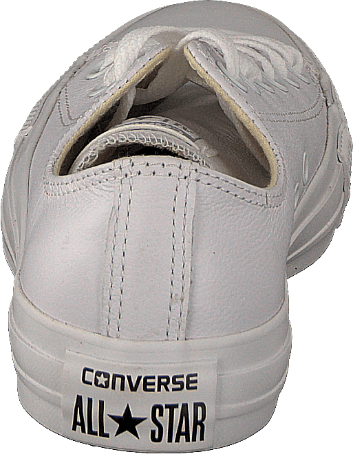 Chuck Taylor All Star Ox Leather White Monochrome