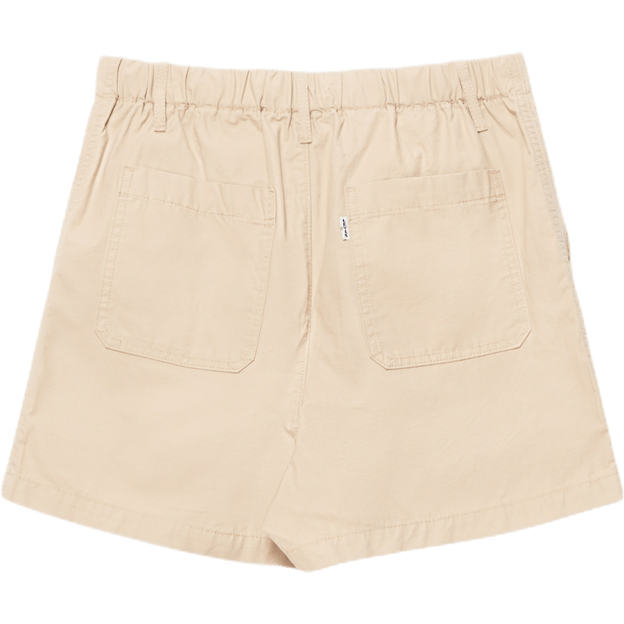 Pleated Utility Short Khaki