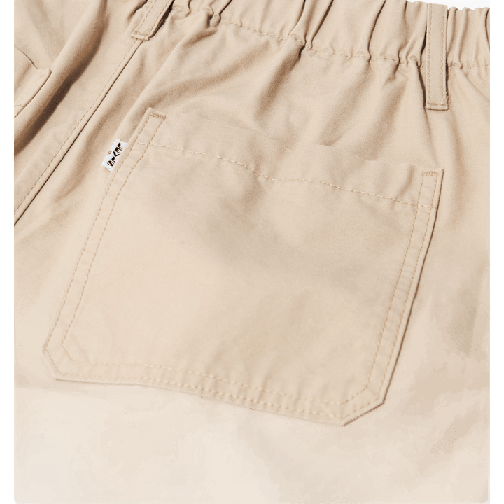 Pleated Utility Short Khaki