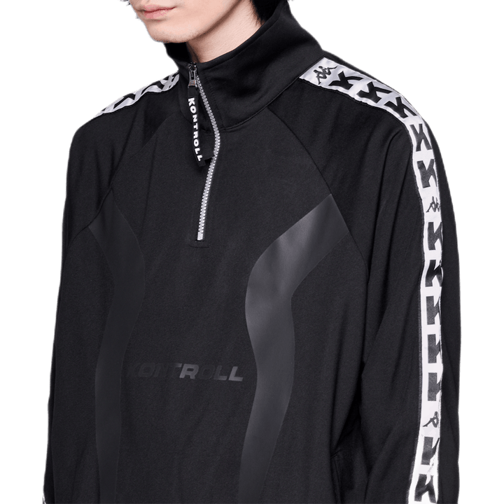Half Zip Banda Jacket Black