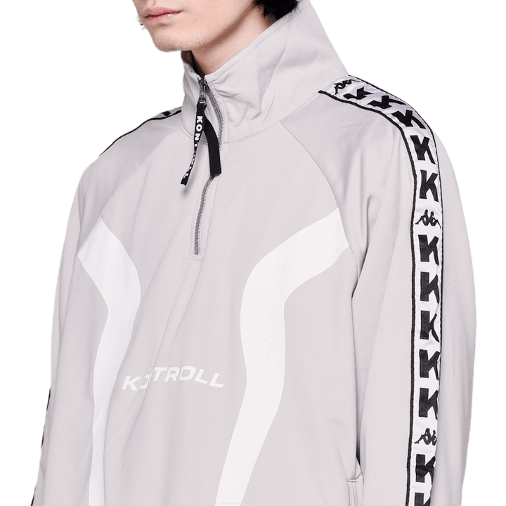 Half Zip Banda Jacket Gray