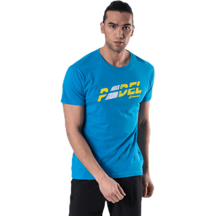 Padel Exercise T-Shirt Blue