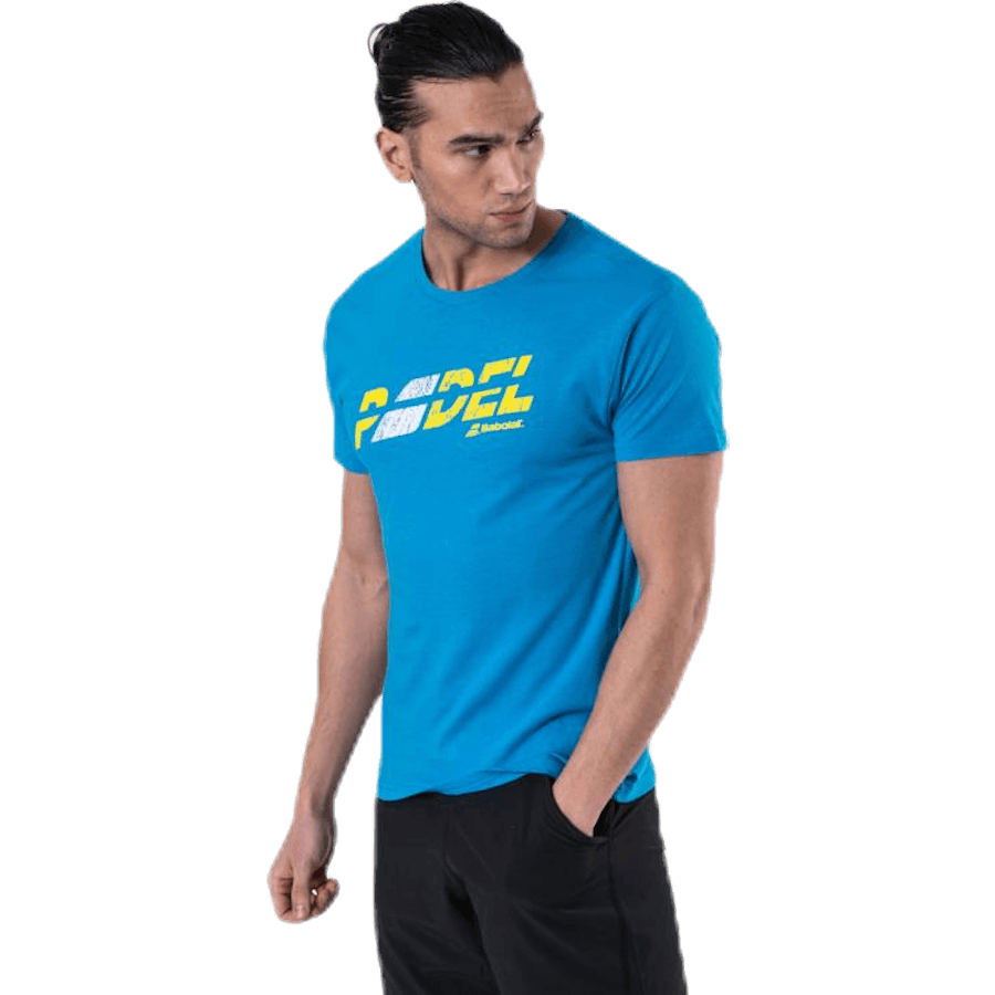 Padel Exercise T-Shirt Blue